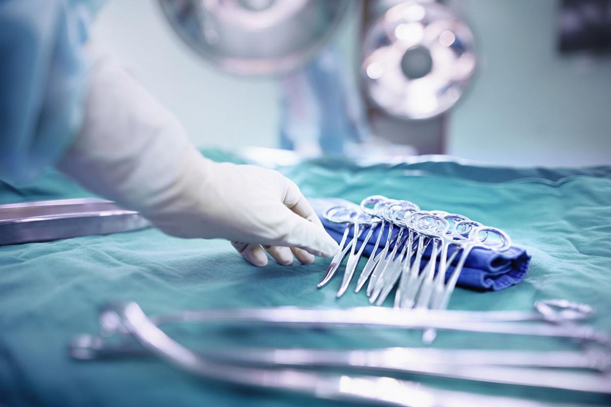 Reaching for surgical tools in operating room