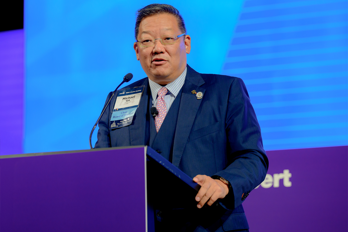 Michael Suk, MD, at the 2024 Interim Meeting